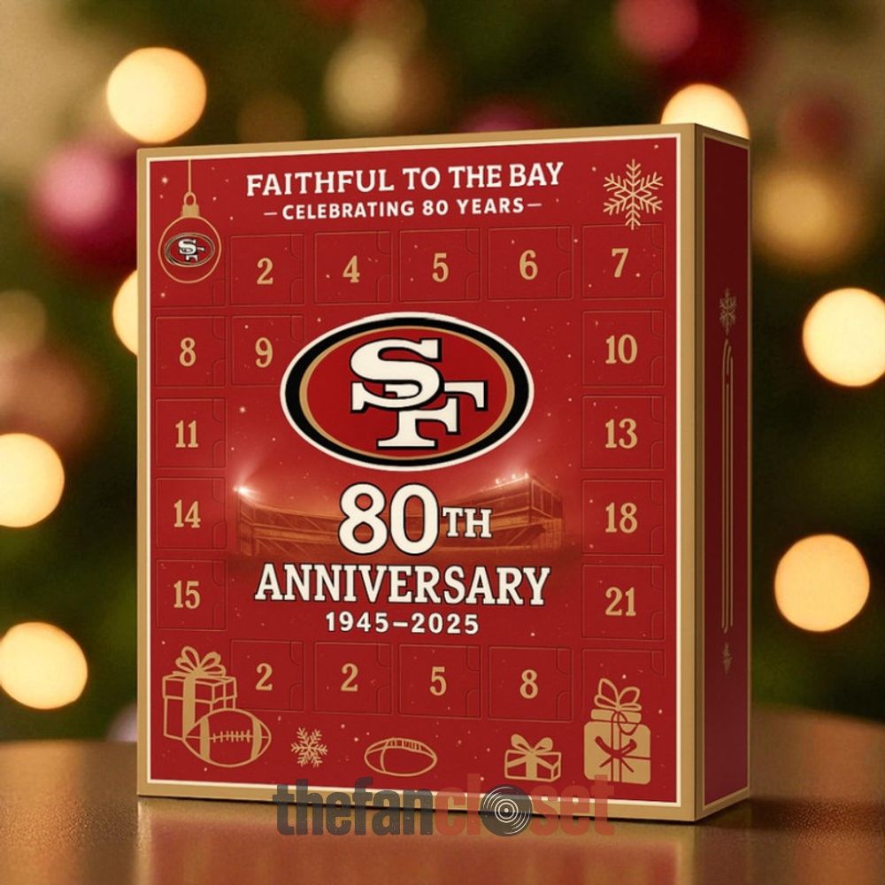 San Francisco 49ers 80th Anniversary 2025 Advent Calendar