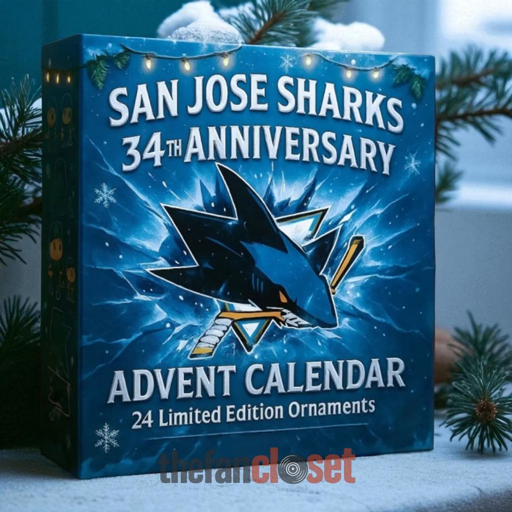 San Jose Sharks 34th Anniversary 2025 Advent Calendar