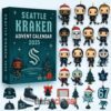 Seattle Kraken NHL Limited Edition 2025 Advent Calendar Acrylic Hanging Decor Box