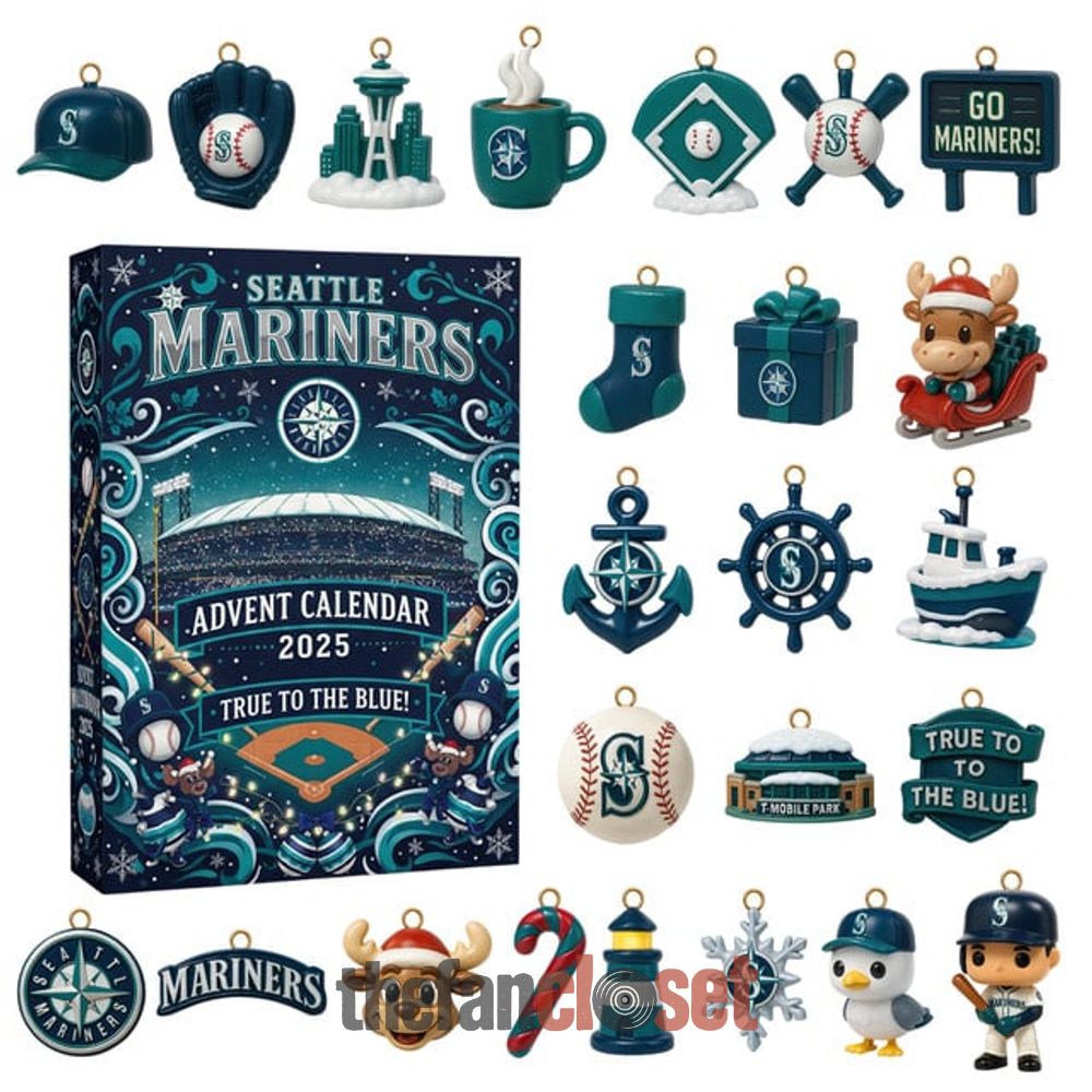 Seattle Mariners True To The Blue Advent Calendar 2025