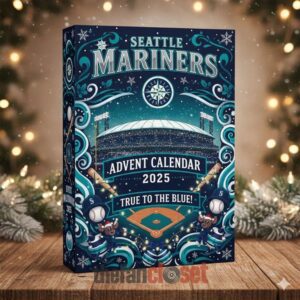 Seattle Mariners True To The Blue Advent Calendar Acrylic Hanging Decor Box 2025