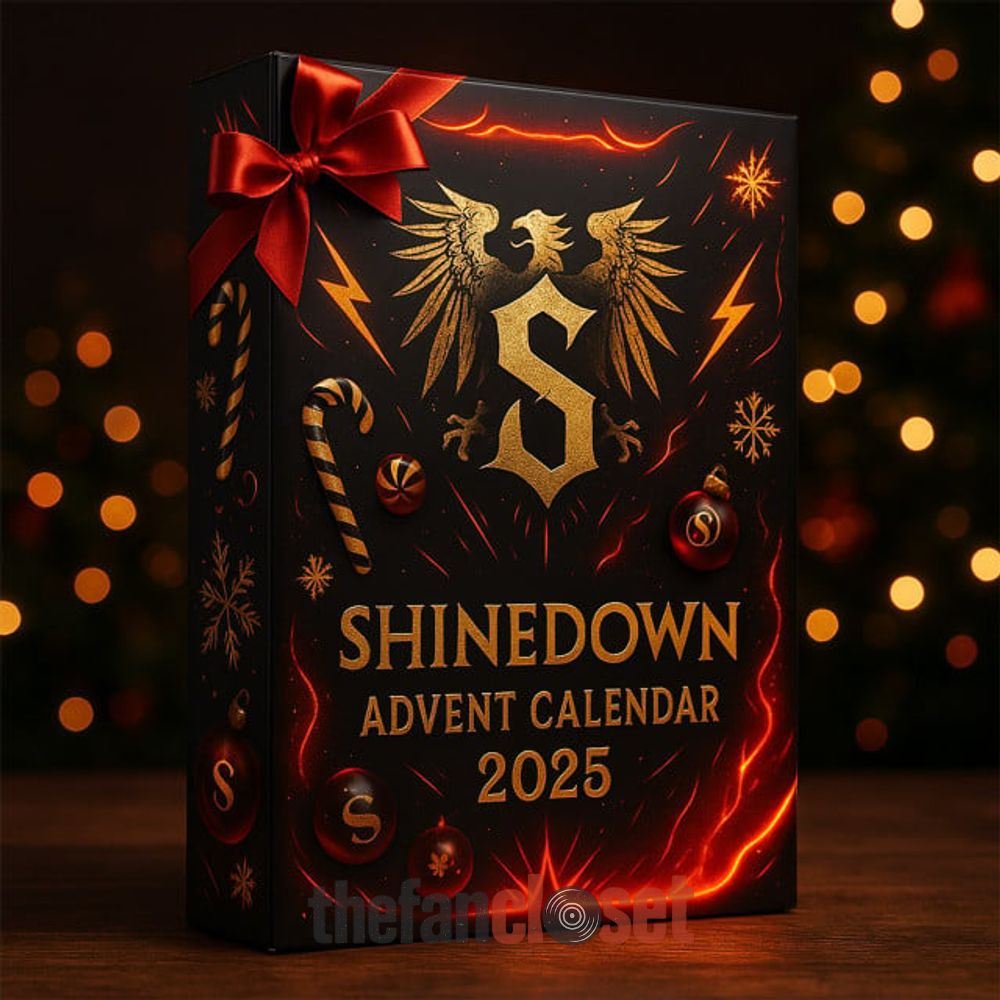 Shinedown Band Christmas 2025 Advent Calendar Shinedown Band Christmas 2025 Advent Calendar Acrylic Hanging Decor Box