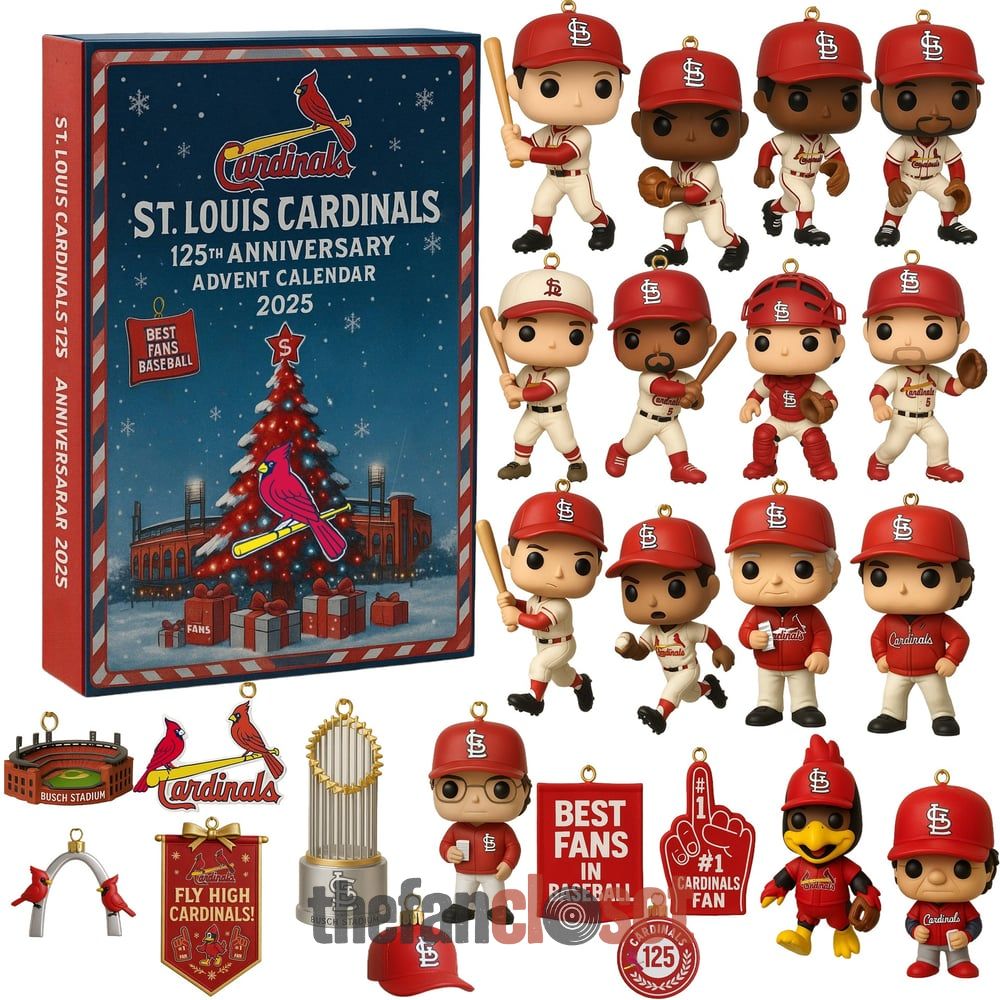 St Louis Cardinals 125th Anniversary Advent Calendar 2025