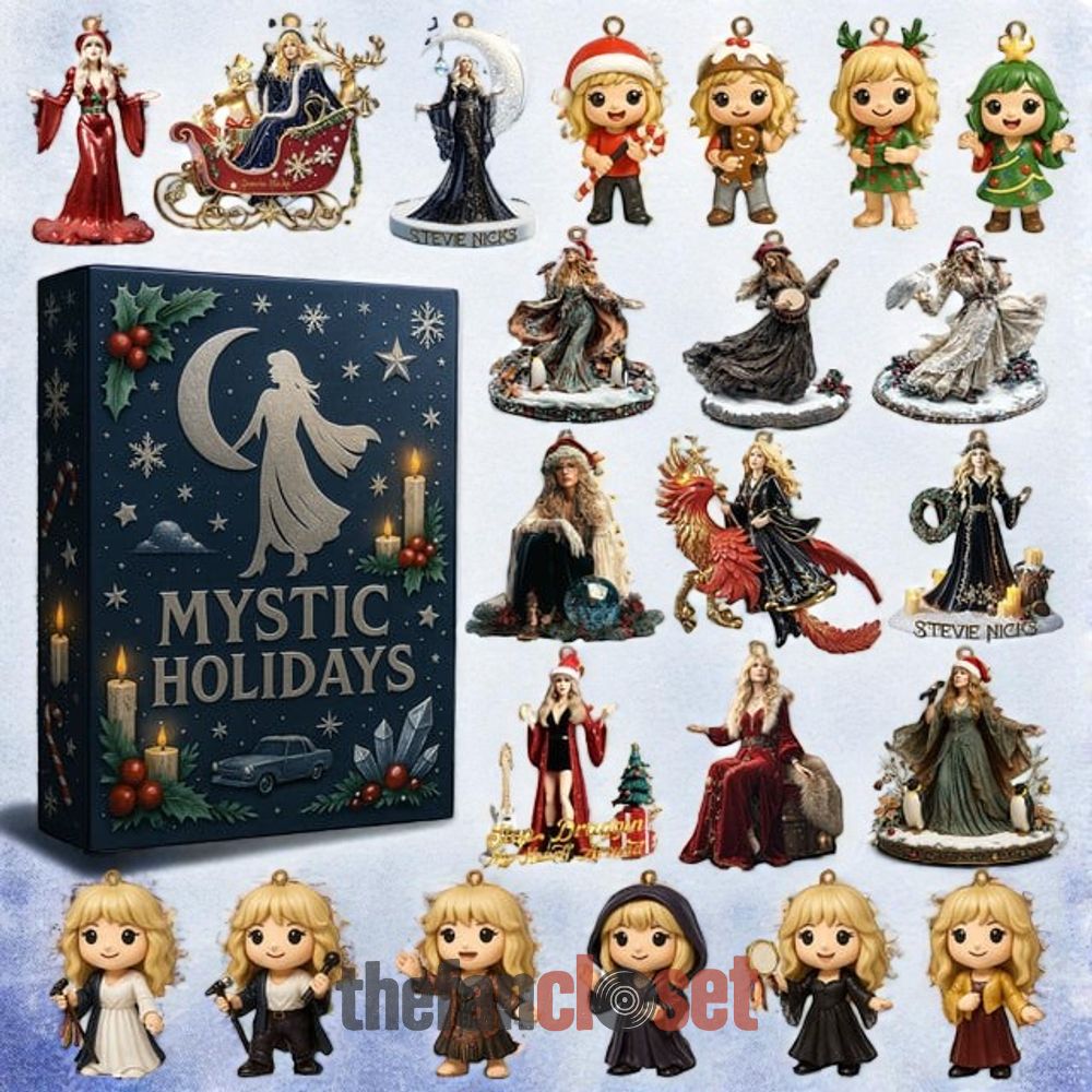 Stevie Nicks Mystic Holidays Advent Calendar 2025 Stevie Nicks Mystic Holidays Advent Calendar Acrylic Hanging Decor Box 2025