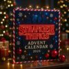 Stranger Things Advent Calendar Acrylic Hanging Decor Box 2025