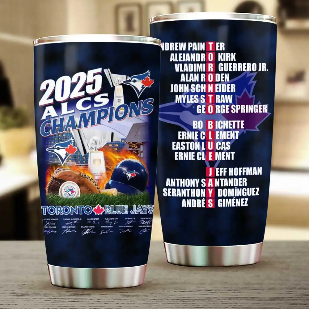 Toronto Blue Jays 2025 American League Champions Tumbler Cup  TRT1059