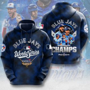 Toronto Blue Jays 2025 American League Champions Unisex Performance Hoodie TRT1088