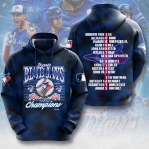 Toronto Blue Jays 2025 American League Champions Unisex Performance Hoodie TRT1091