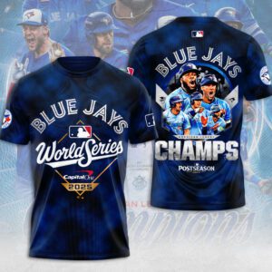 Toronto Blue Jays 2025 American League Champions Unisex Performance T-Shirt TRT1076