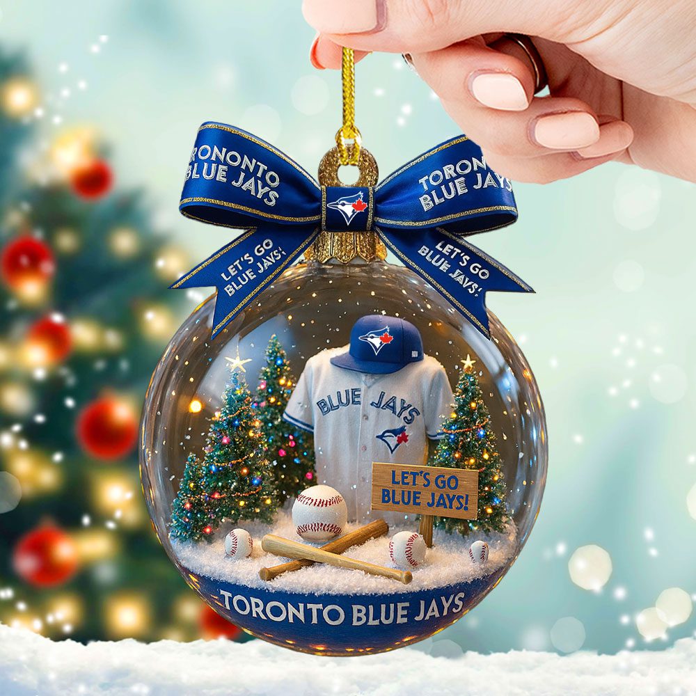 Toronto-Blue-Jays-Custom-Shape-2-sided-Acrylic-Ornament-TRT1033-1