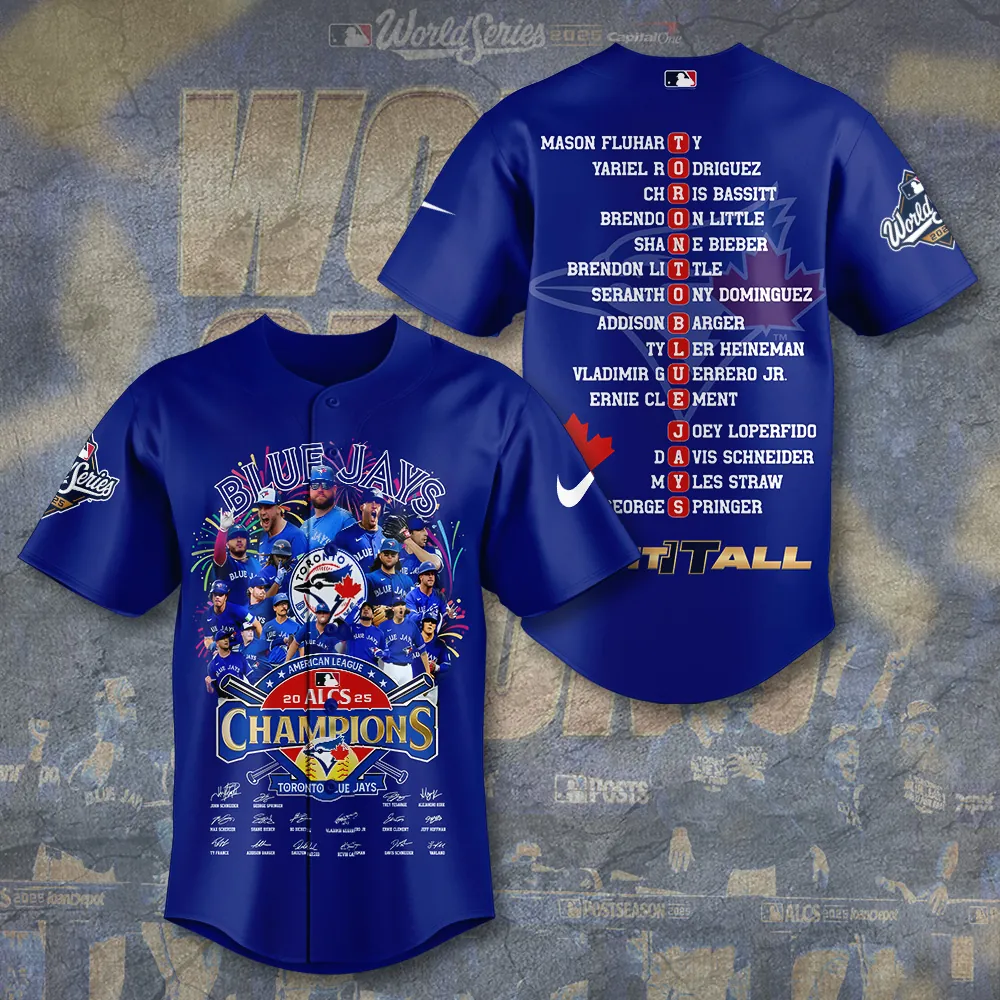 Toronto Blue Jays WinCraft 2025 American League Champions Baseball Jersey  TRT1066
