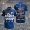 Toronto Blue Jays WinCraft 2025 American League Champions Polo Shirt TRT1095