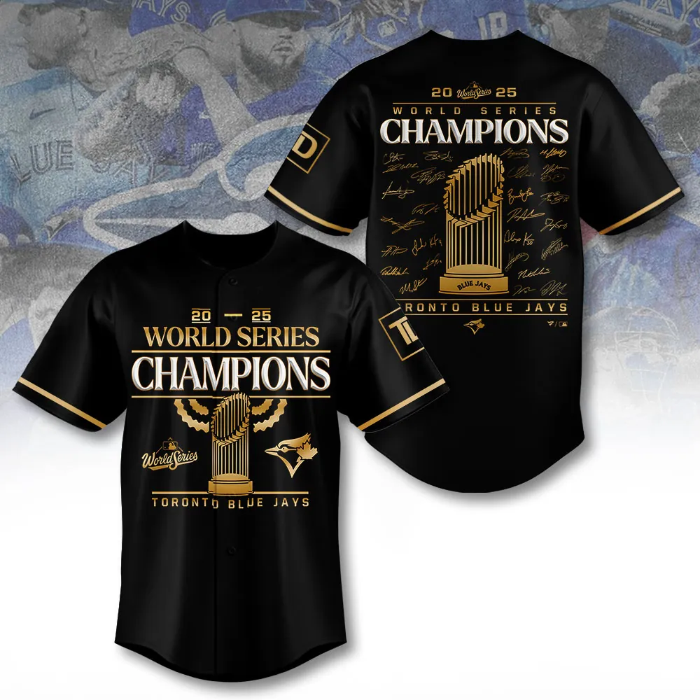 Toronto Blue Jays World Series 2025 Baseball Jersey  TRT1014