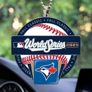 Toronto Blue Jays World Series 2025 Custom shape 2-sided Acrylic Car Ornament  TRT1003