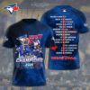 Toronto Blue Jays World Series 2025 Unisex Performance T-Shirt TRT1074
