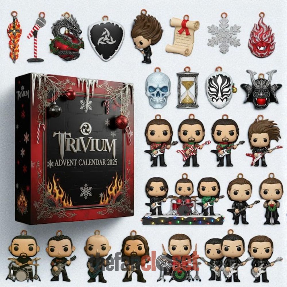 Trivium A Metal Holiday Inferno Advent Calendar 2025 Trivium A Metal Holiday Inferno Advent Calendar Acrylic Hanging Decor Box 2025