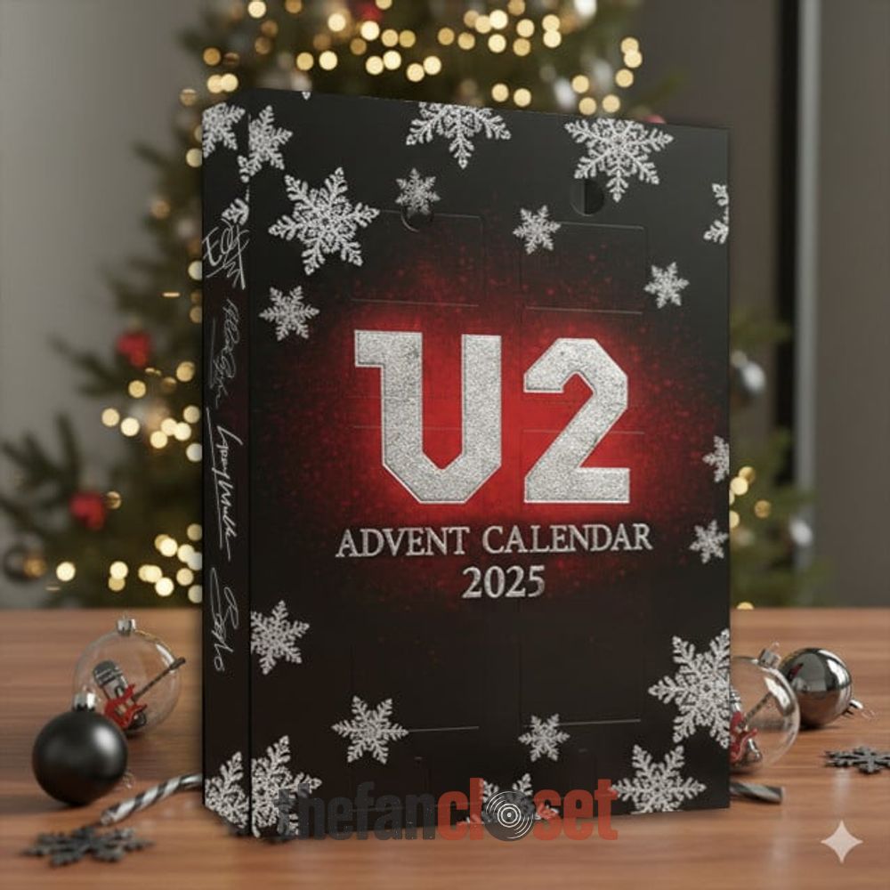 U2 Band Christmas 2025 Advent Calendar U2 Band Christmas 2025 Advent Calendar Acrylic Hanging Decor Box