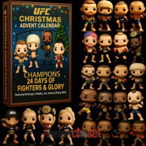 UFC Christmas Advent Calendar Acrylic Hanging Decor Box 2025