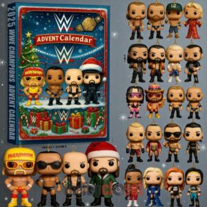 WWE Champions 2025 Limited Edition Advent Calendar Acrylic Hanging Decor Box