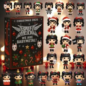 We Are Babymetal Christmas 2025 Advent Calendar Acrylic Hanging Decor Box