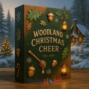 Winnie The Pooh Woodland Christmas Cheer Advent Calendar Acrylic Hanging Decor Box 2025