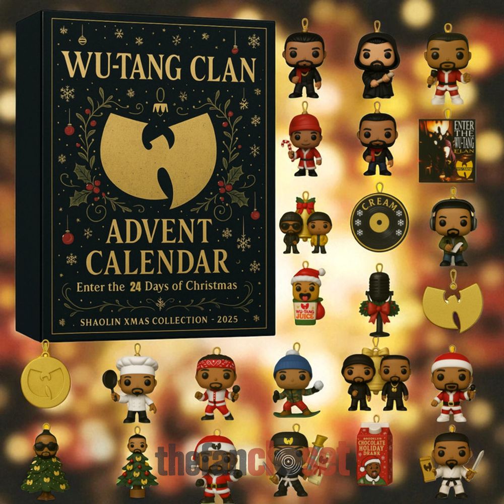 WuTang Clan 2025 Christmas Limited Edition Advent Calendar Wu-Tang Clan 2025 Christmas Limited Edition Advent Calendar Acrylic Hanging Decor Box