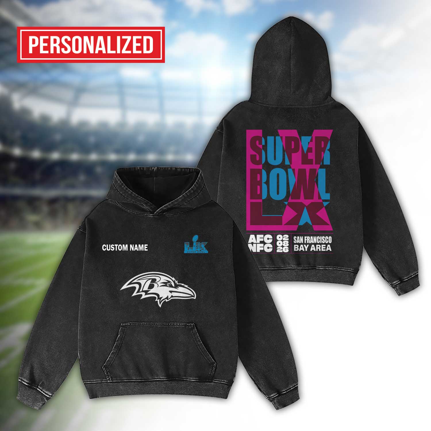 Baltimore-Ravens-Bad-Bunny-Super-Bowl-LX-2026-2D-Washed-Hoodie-1