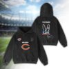 Chicago Bears Bad Bunny Super Bowl LX 2026 2D Washed Hoodie