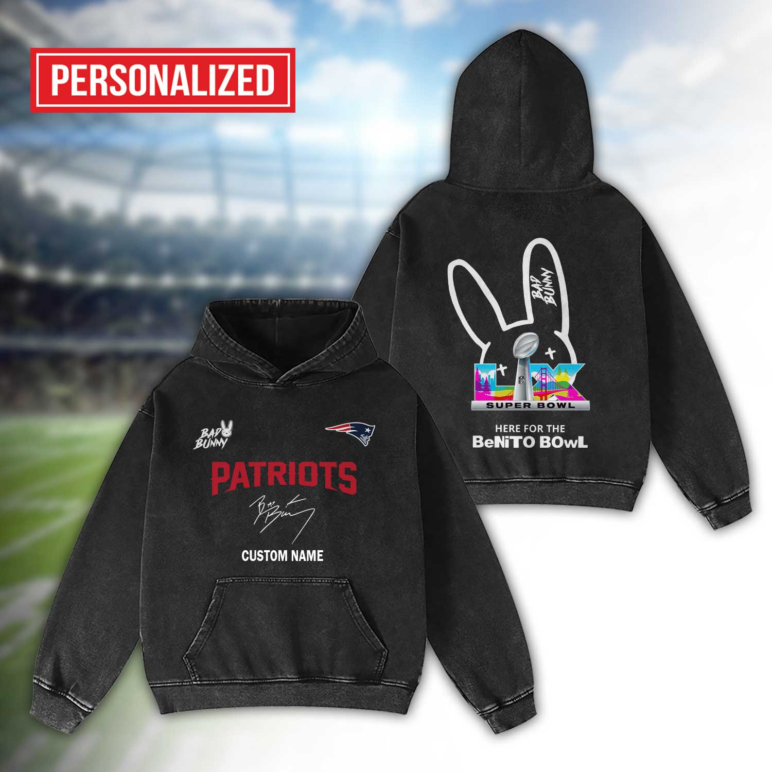 New-England-Patriots-Bad-Bunny-Super-Bowl-LX-2026-2D-Washed-Hoodie-1