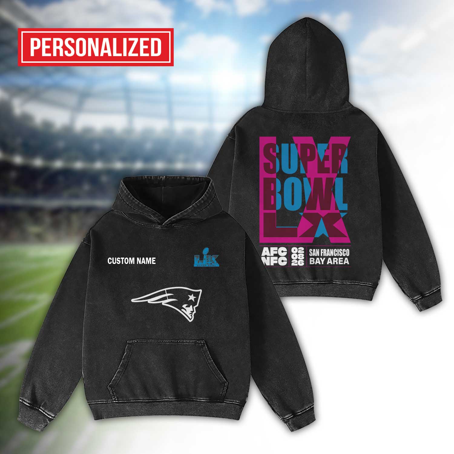 New-England-Patriots-Bad-Bunny-Super-Bowl-LX-2026-2D-Washed-Hoodie-1