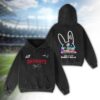 New England Patriots Bad Bunny Super Bowl LX 2026 2D Washed Hoodie