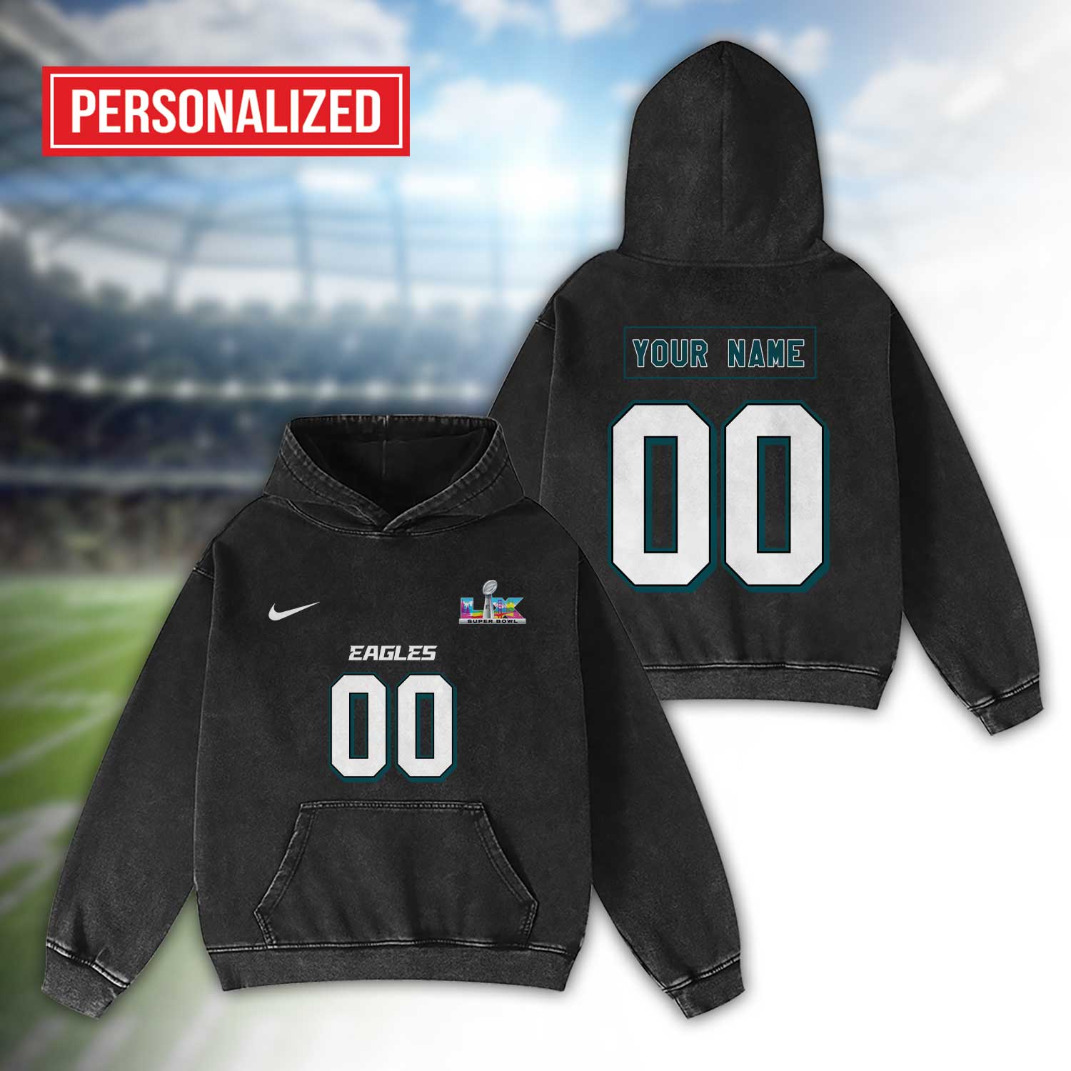 Philadelphia-Eagles-Bad-Bunny-Super-Bowl-LX-2026-2D-Washed-Hoodie-1