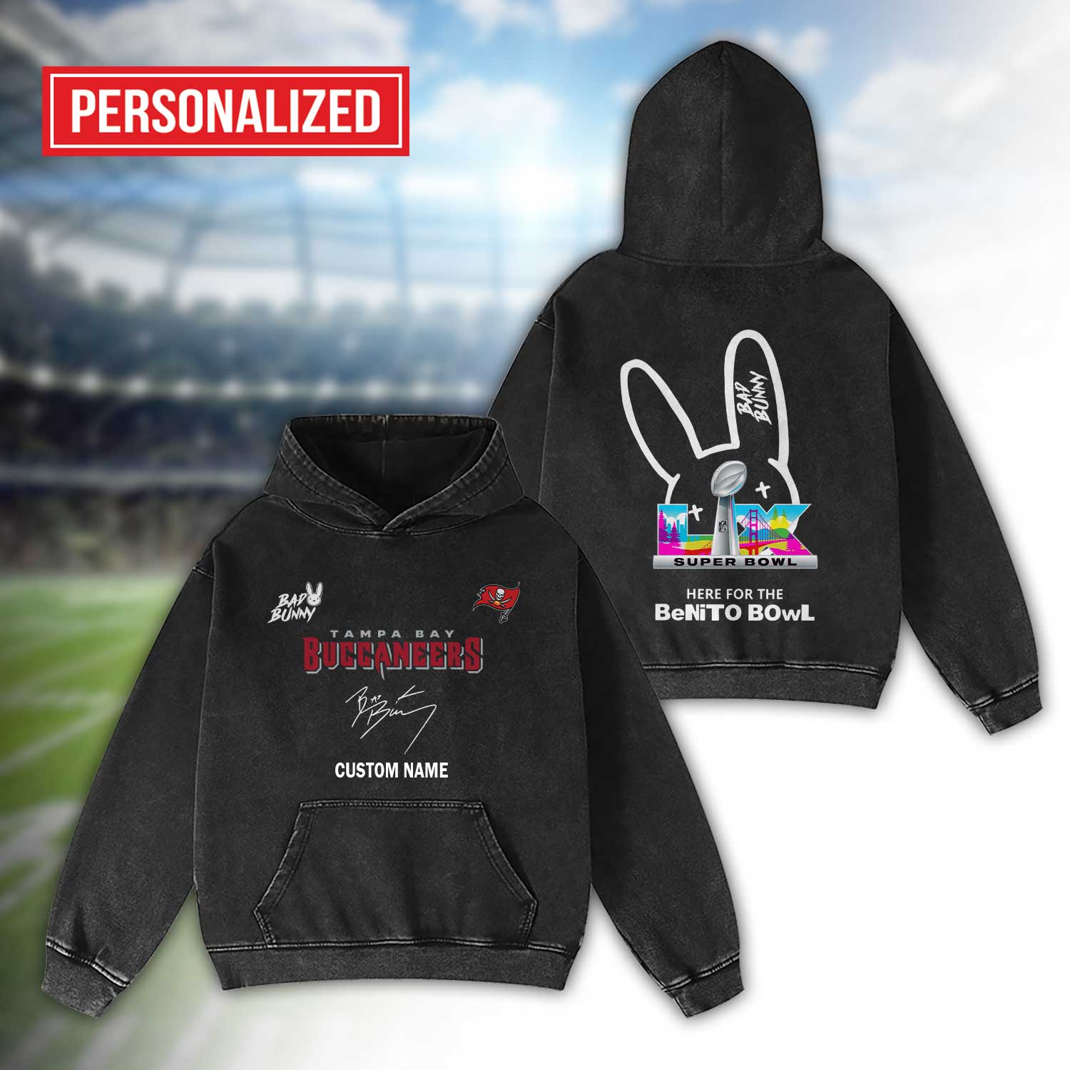 Tampa-Bay-Buccaneers-Bad-Bunny-Super-Bowl-LX-2026-2D-Washed-Hoodie-1