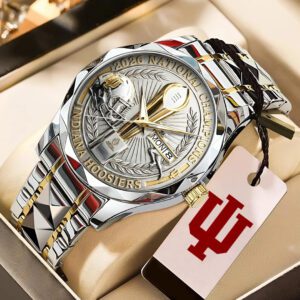 Indiana Hoosiers Football 2025 National Champions Alloy Luxury Quartz Watch CHAMP20267