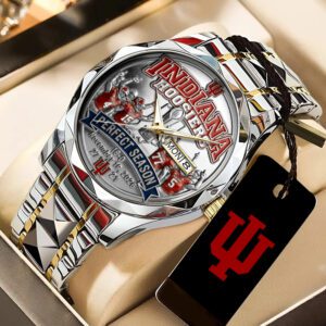 Indiana Hoosiers Football 2025 National Champions Alloy Luxury Quartz Watch CHAMP20274
