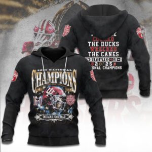 Indiana Hoosiers Football 2025 National Champions Unisex Performance Hoodie CHAMP20461