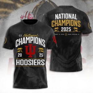 Indiana Hoosiers Football 2025 National Champions Unisex Performance T-Shirt CHAMP20369