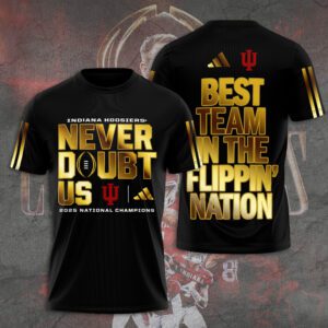 Indiana Hoosiers Football 2025 National Champions Unisex Performance T-Shirt CHAMP20373