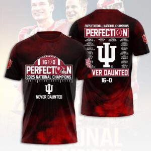 Indiana Hoosiers Football 2026 National Champions Unisex Performance T-Shirt CHAMP20388