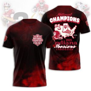 Indiana Hoosiers Football 2026 National Champions Unisex Performance T-Shirt CHAMP20389