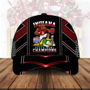 Indiana Hoosiers Football 2026 Peach Bowl Champions Classic Cap CHAMP20337