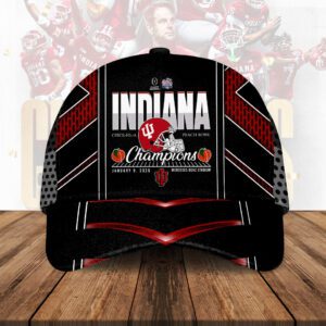 Indiana Hoosiers Football 2026 Peach Bowl Champions Classic Cap CHAMP20341