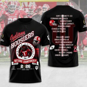 Indiana Hoosiers Football National Championship Unisex Performance T-Shirt CHAMP20393