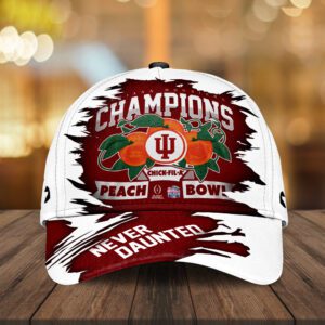 Indiana Hoosiers Football Peach Bowl Champions Classic Cap CHAMP20340
