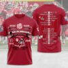 Indiana Hoosiers Football Peach Bowl Champions Unisex Performance T-Shirt CHAMP20414
