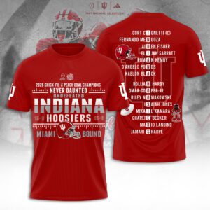 Indiana Hoosiers Football Unisex Performance T-Shirt CHAMP20402