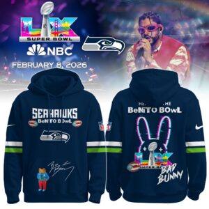 Seattle Seahawks Bad Bunny NFC Champions 2026/27 Hoodie SPBLX20274