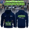 Seattle Seahawks NFC Champions 2026/27 Quarter Zip Hoodie SPBLX20265
