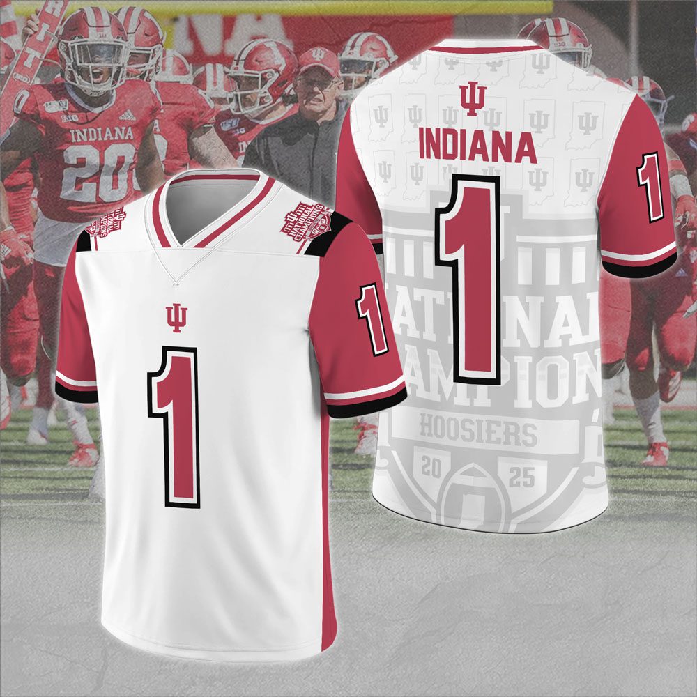Indiana-Hoosiers-Football-2025-National-Champions-3D-Football-Jersey Indiana Hoosiers Football 2025 National Champions 3D Football Jersey