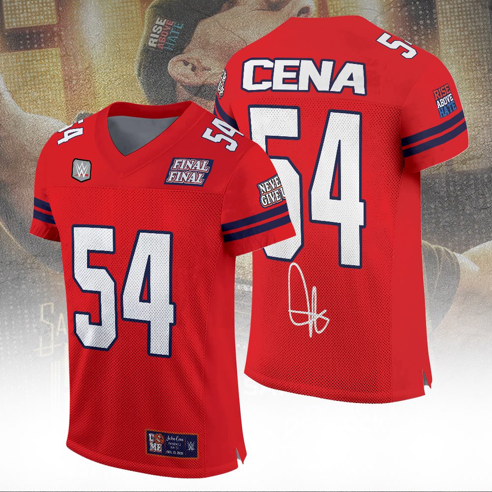 John-Cena-3D-Football-Jersey John Cena 3D Football Jersey